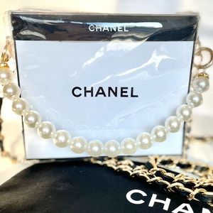 CHANEL mini bag made from AUTHENTIC  CHANEL SHOPPER